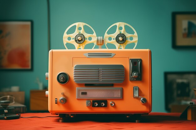 Retro movie projector design