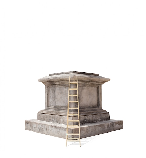 Free photo retro pedestal