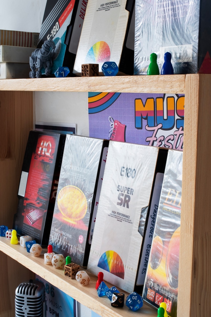 Free Photo retro vhs packaging arrangement