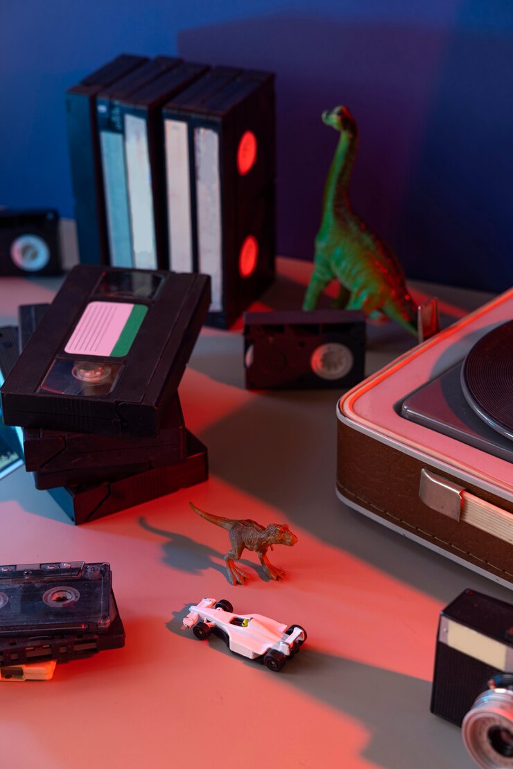 Бесплатный Фотография упаковка ретро vhs в помещении