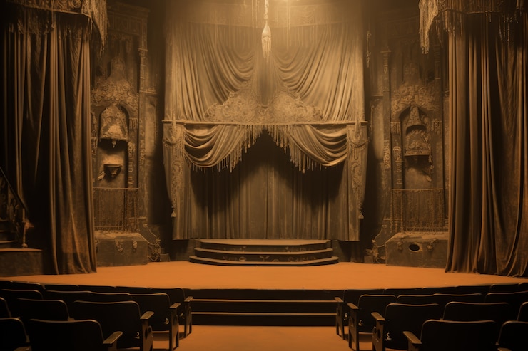 Free Photo retro world theatre day scenes