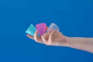 Free photo reusable menstrual cup product