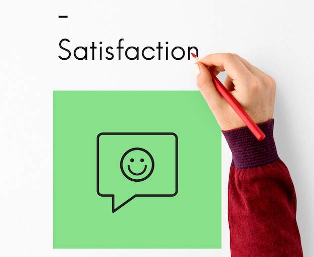 Обзор оценка удовлетворенность служба поддержки клиентов значок знак обратной связи