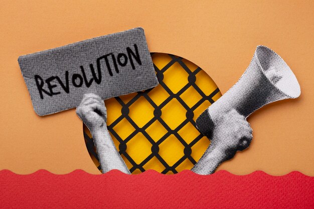 Revolution still life design