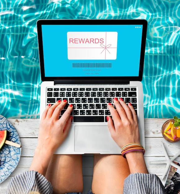 Rewards Coupon Gift Certificate Shopping Concept