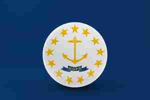 Бесплатное фото Флаг род-айленда