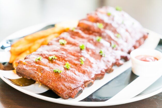 rib ribs meal cooking background