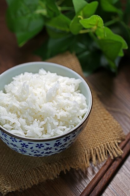 Rice in a bowl