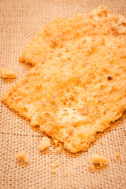 Rice CracKer with Flossy Pork