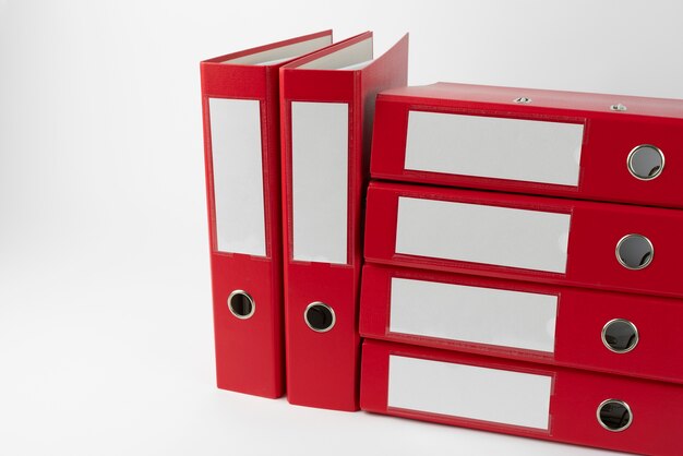 ring binder used for stored documents