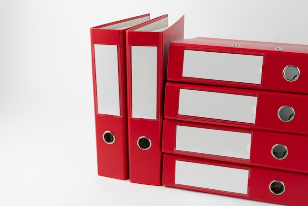 Ring binder used for stored documents