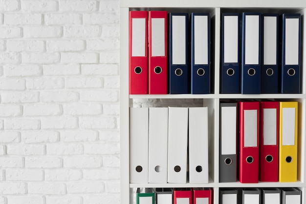 Ring binder used for stored documents