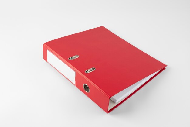 ring binder used for stored documents