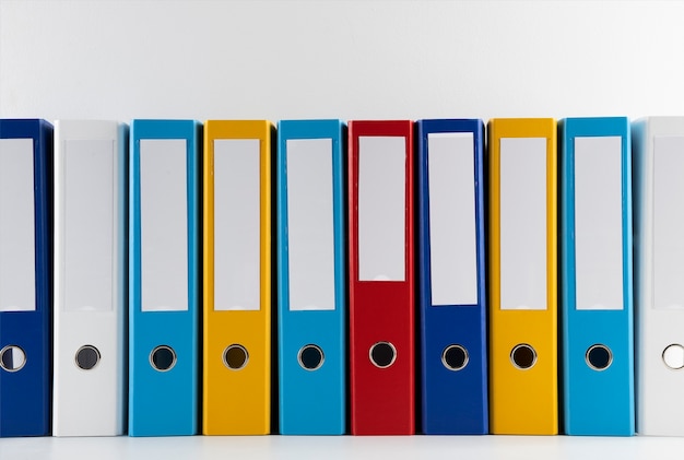 Ring binder used for stored documents