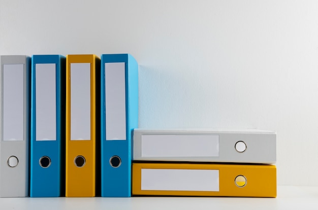 ring binder used for stored documents