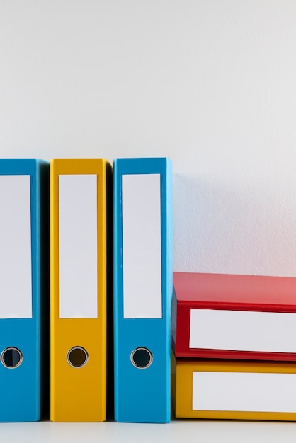 ring binder used for stored documents