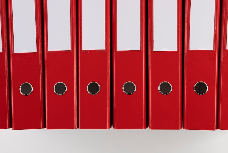 Free Photo ring binder used for stored documents