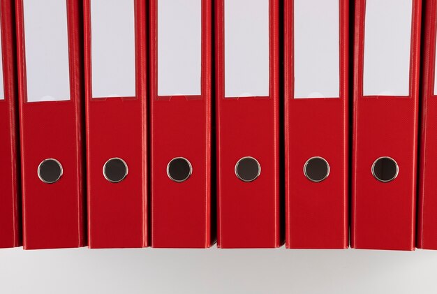 ring binder used for stored documents