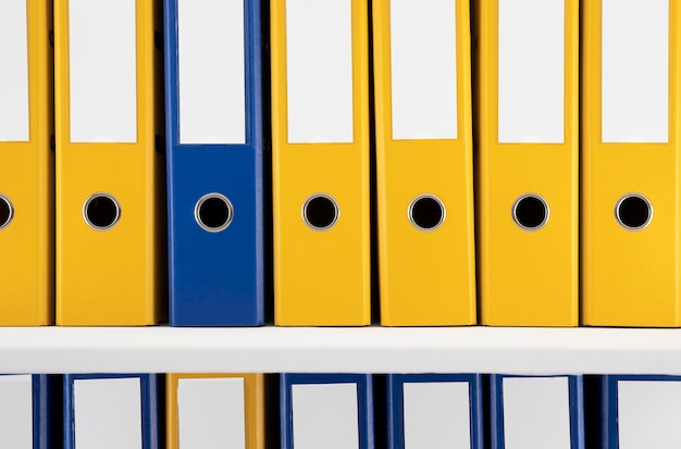 Ring binder used for stored documents