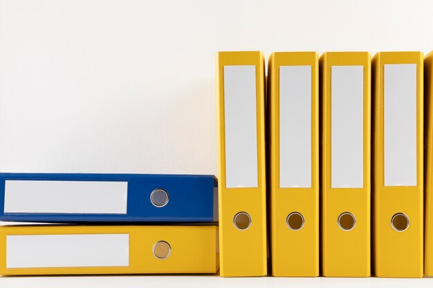 Ring binder used for stored documents