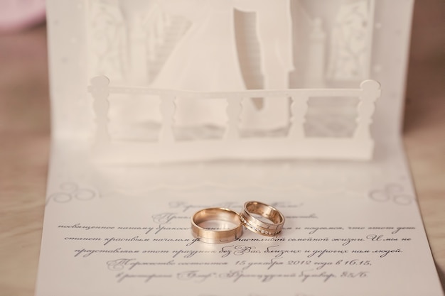 Rings on invitation