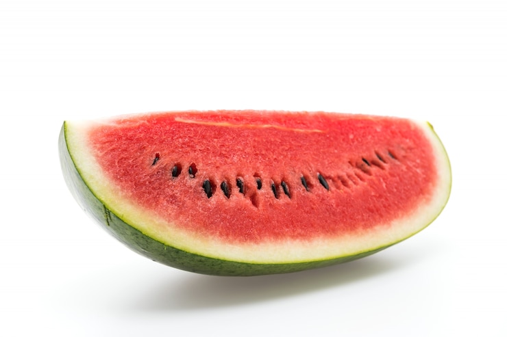 Free Photo ripe tasty raw striped fruit