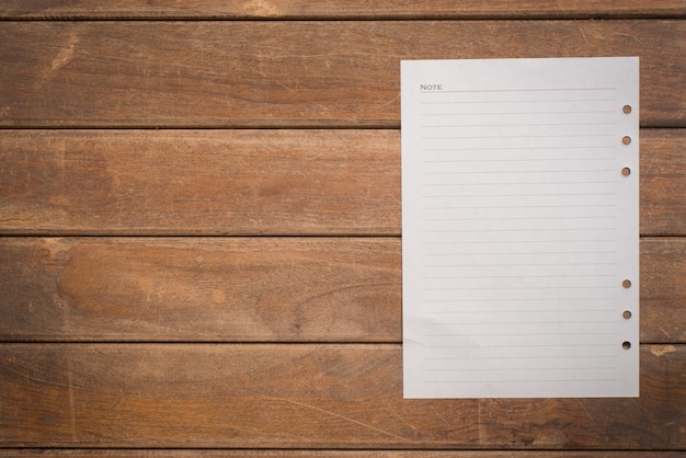 ripped write pin list notepaper