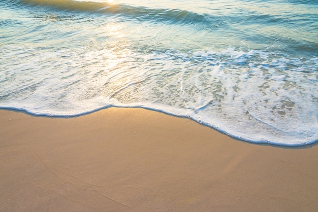 Free photo ripple on sandy beach