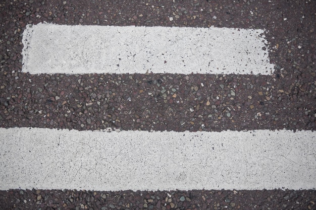 Free photo road marking on road surface