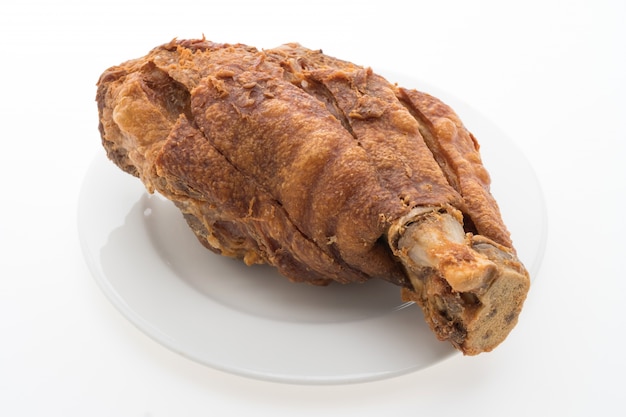 Free photo roast bone white cuisine meat