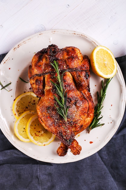 Roasted chicken