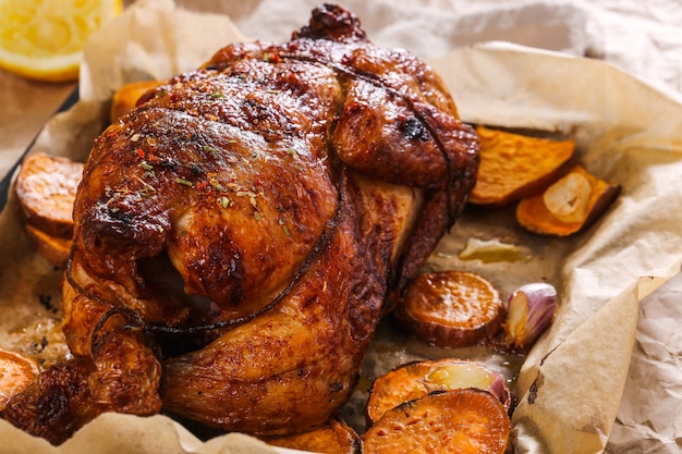 Roasted chicken