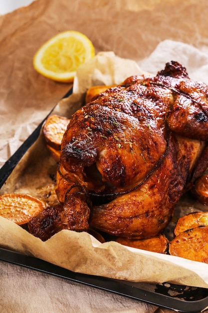 Roasted chicken