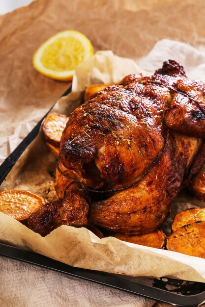 Roasted chicken