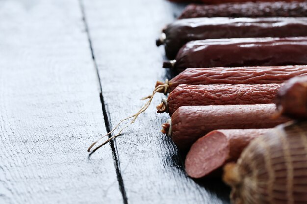 Roasted sausages