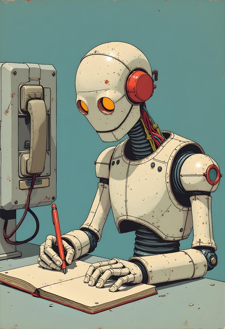 Free Photo robot  in the 90s