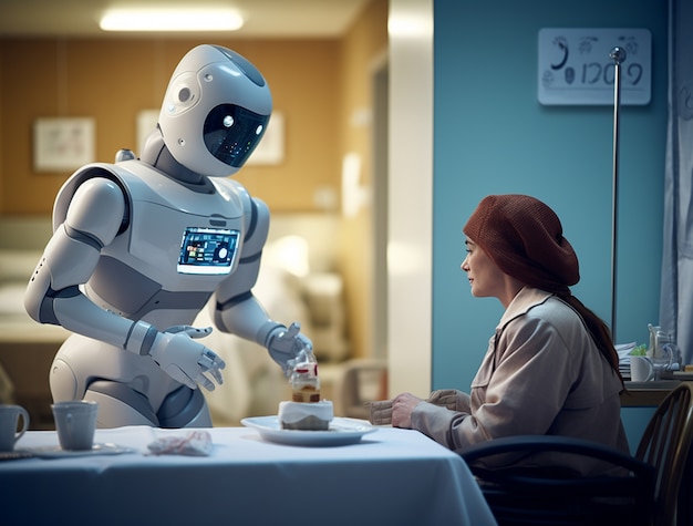 Robot performing ordinary human job