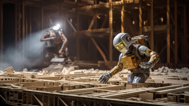 robot performing ordinary human job