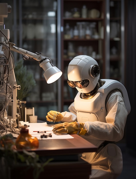 Robot performing ordinary human job