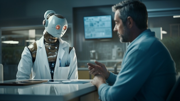 Robot performing ordinary human job