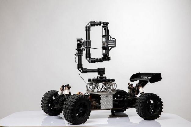 Robot style car with joystick