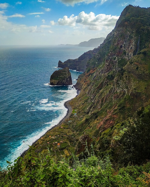 Rocha do navio rock, um santana madeira island