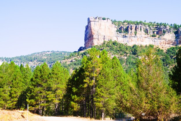 Serrania de Cuencaの岩場風景