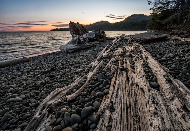 rocky seascape in Vancouver