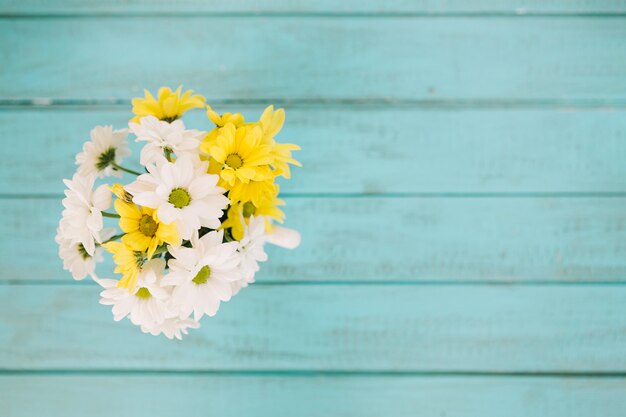 Romantic flowers in bouquet