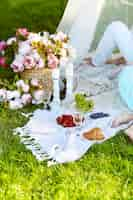 Foto gratuita picnic romantico