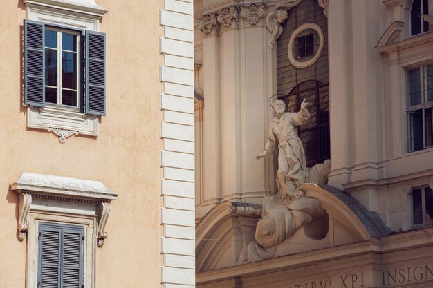 Rome statue on street