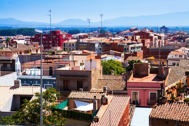 Roofs of catalan city - Figueres