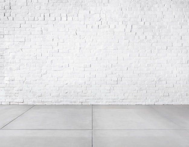 Room Made of Brick Wall and Concrete Floor