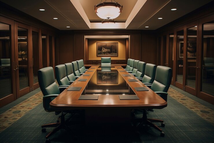 Free Photo room used for official event